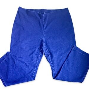 J. Jill Pure Jill Indigo Knit Slim Leg Pull On Jeans